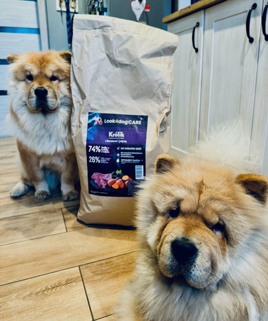 Karma Look4dog CARE królik 6kg Delikatny królik i jeżyny wyborny smak karmy