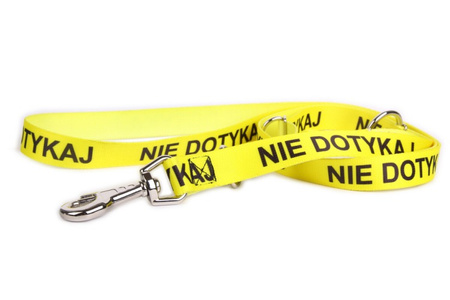 Smycz dla psa z kolekcji Nie dotykaj jest super